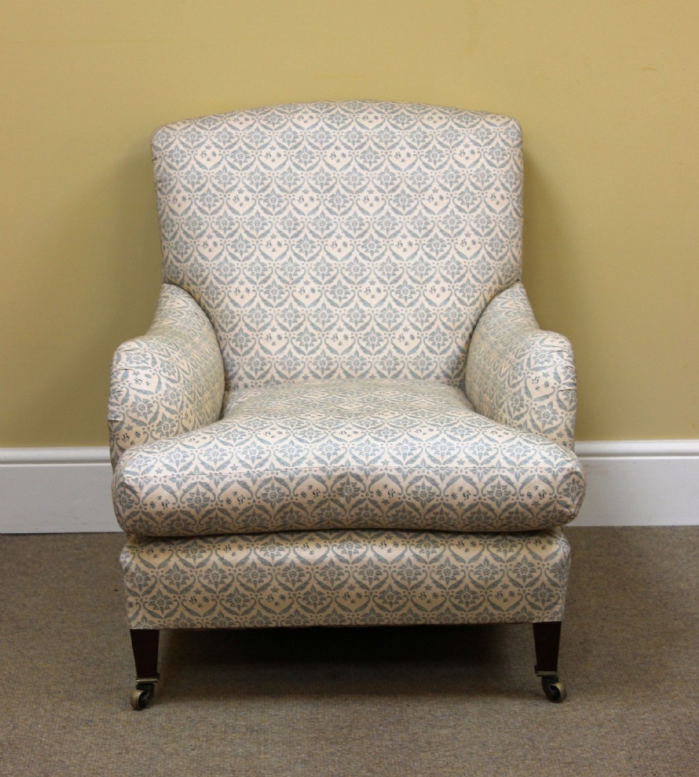 Edwardian Howard Bridgewater Armchair