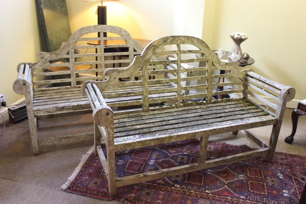 Pair Of 20thc Lutyens Benches