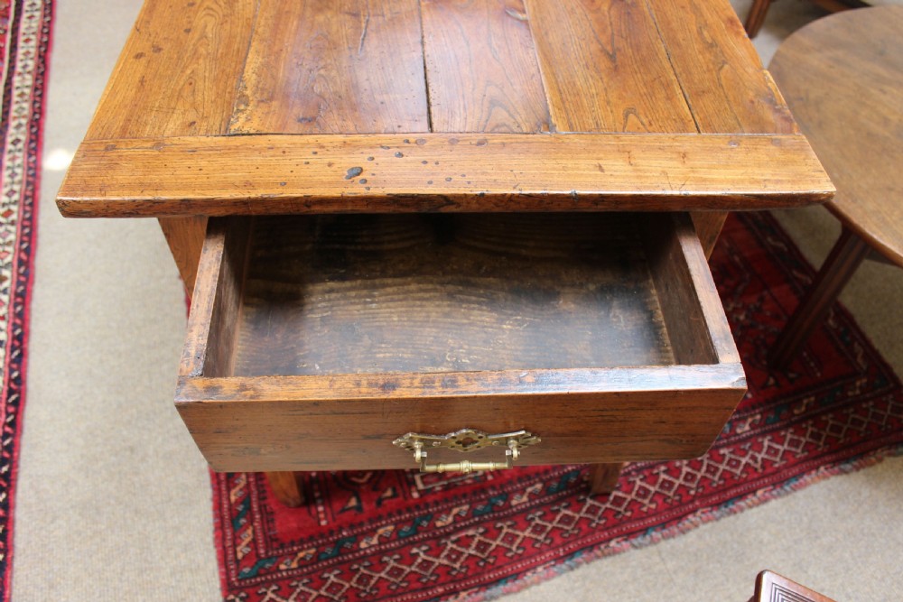 19thc. Elm Refectory Table View IV