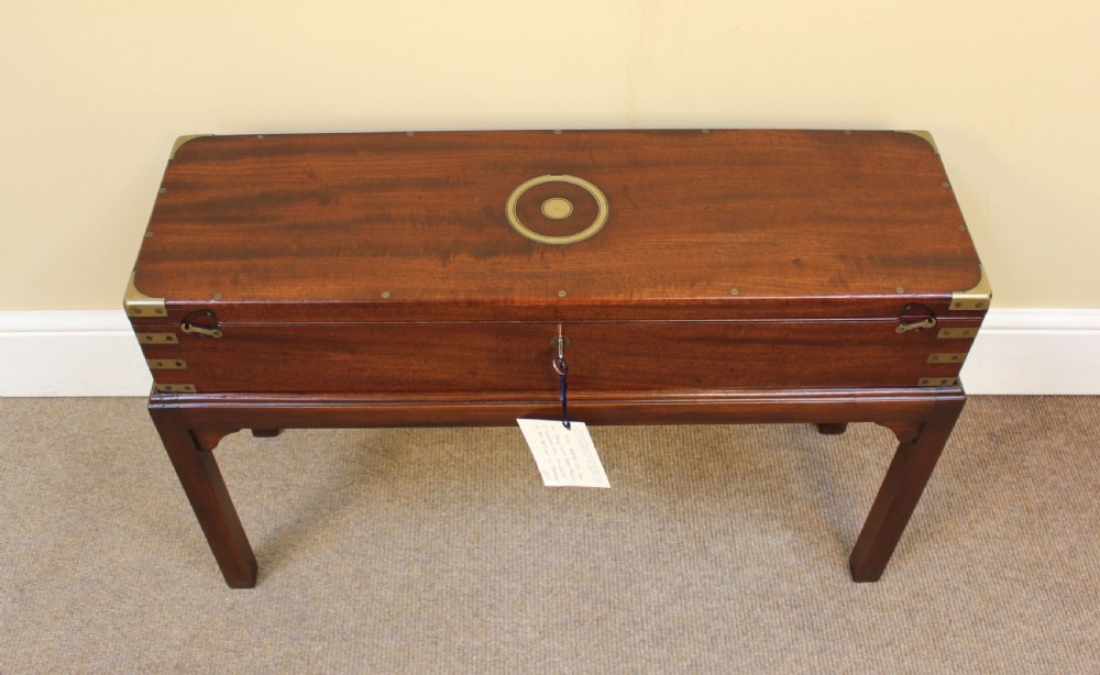 19thc Former Gun Case On Stand View II