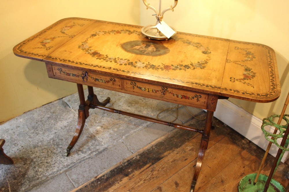 A 19thc Satin Wood Sofa Table View II