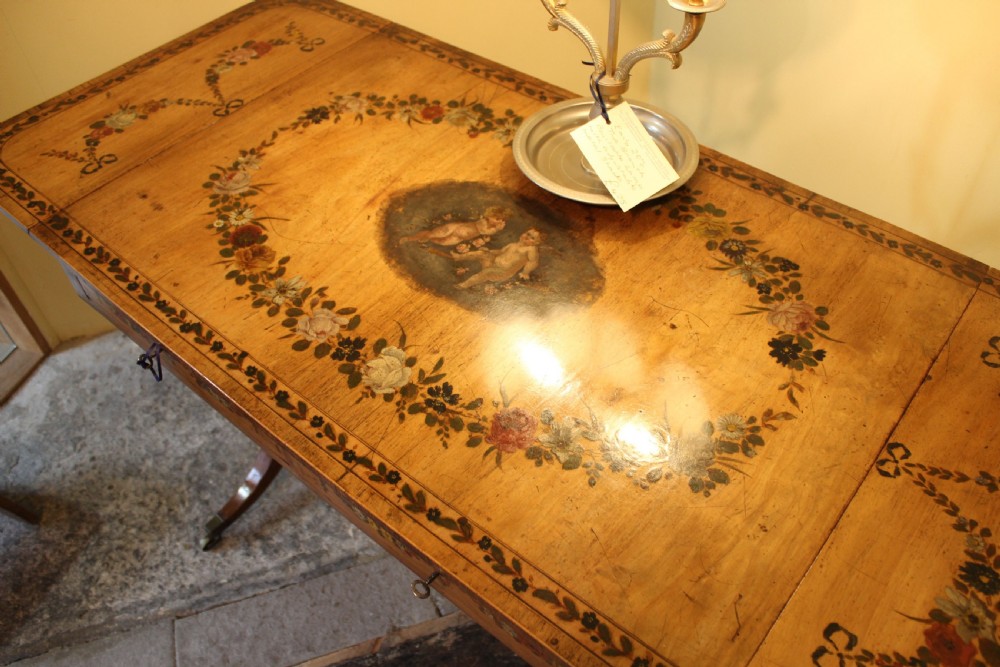 A 19thc Satin Wood Sofa Table View III