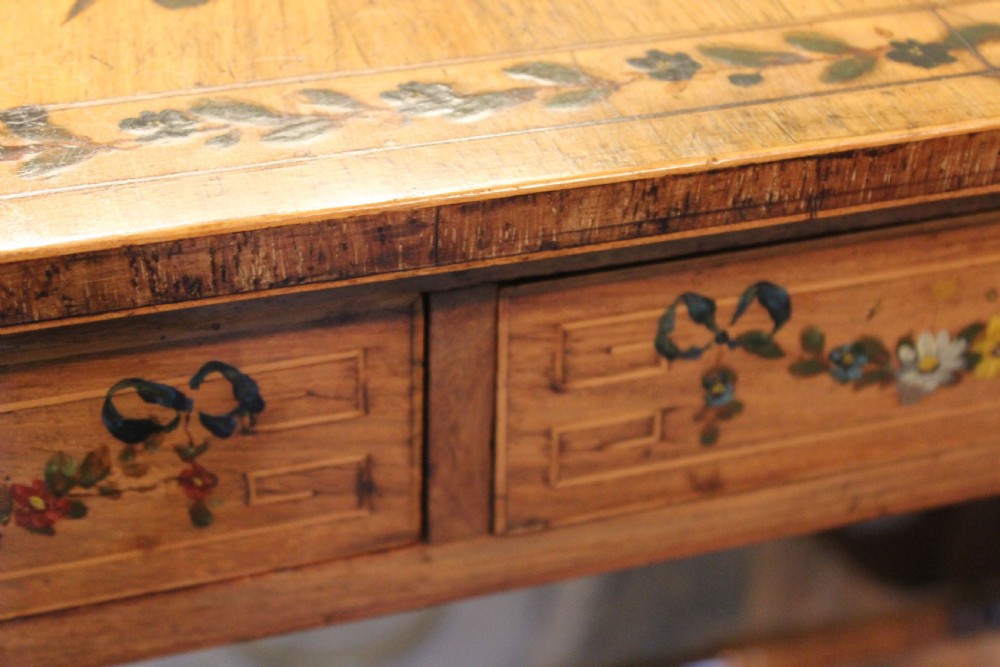 A 19thc Satin Wood Sofa Table View V