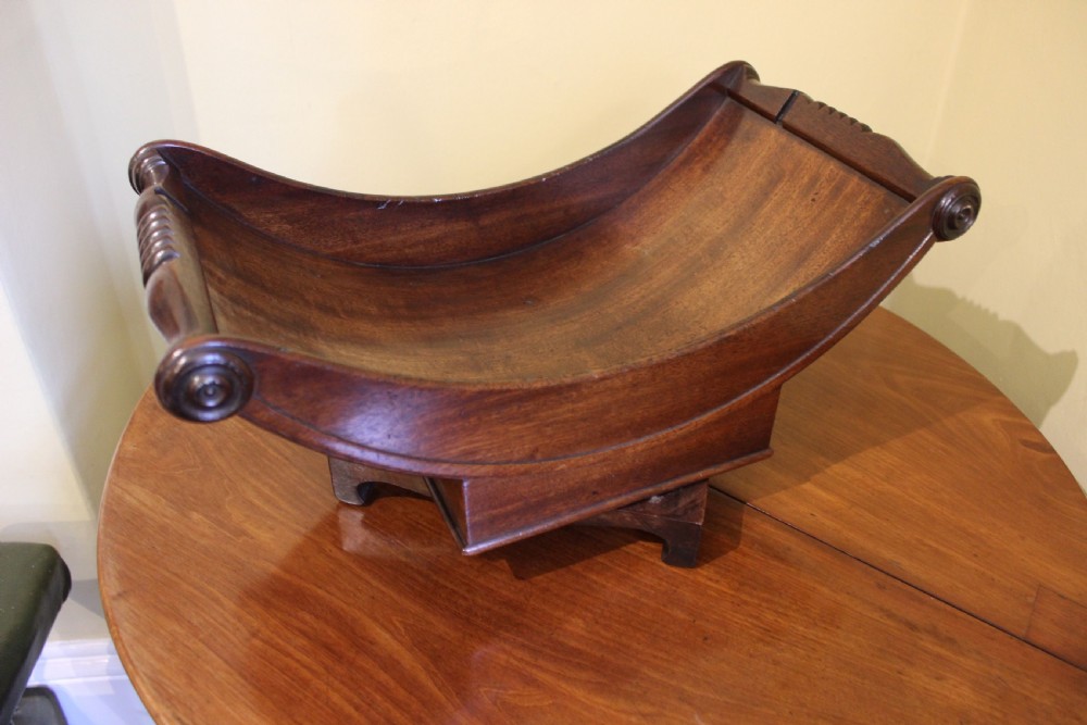 19thc Mahogany Cheese Coaster View III