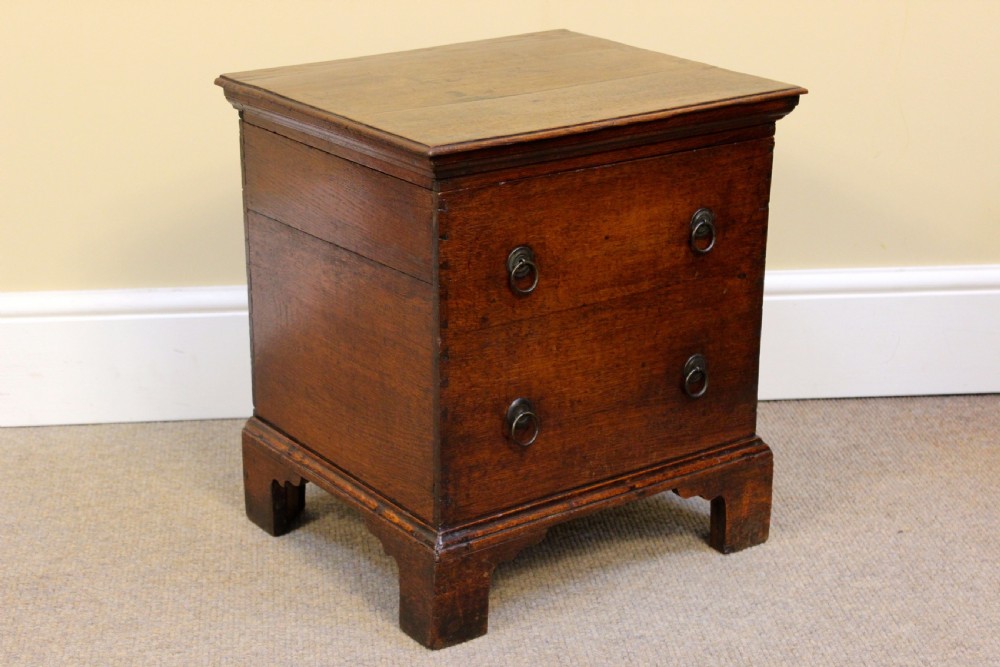 18thc Oak Close Stool View II