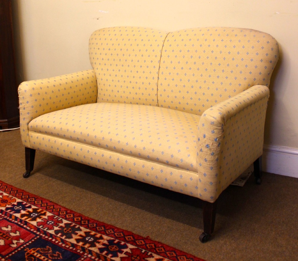Late 19thc Mahogany 2 Seater Sofa