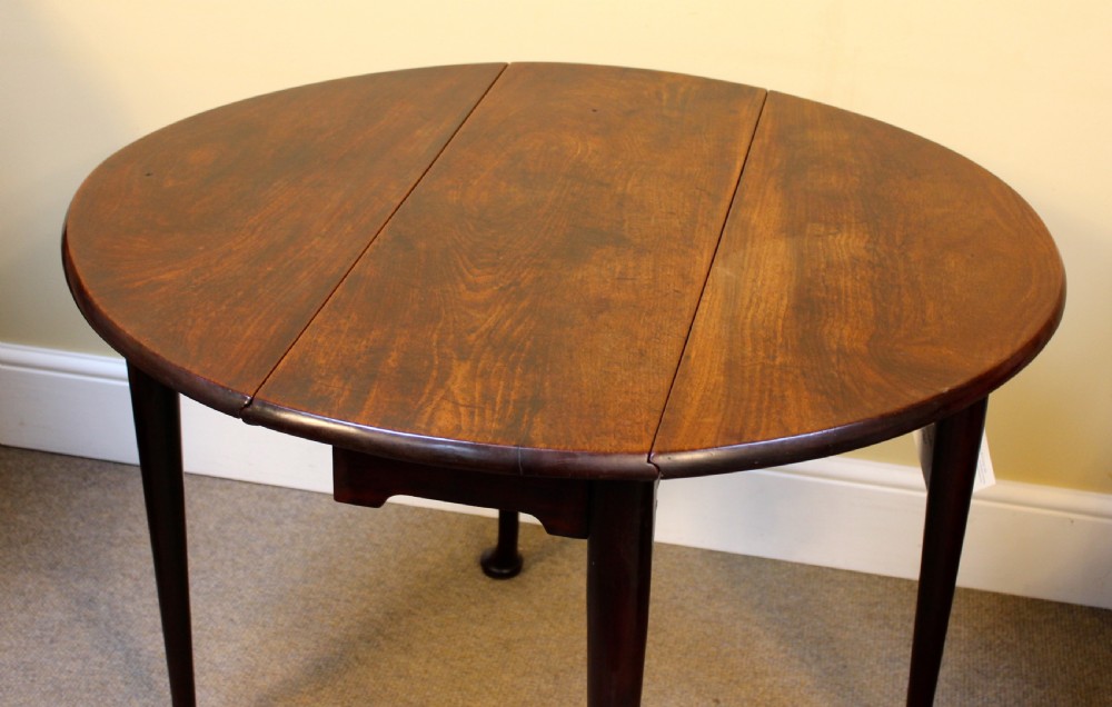 George III Mahogany Drop Leaf Table View IV