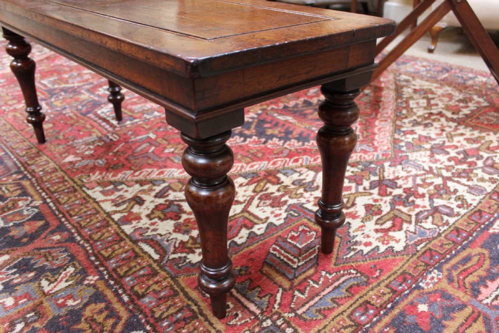 19th Century Mahogany Hall Bench  View III