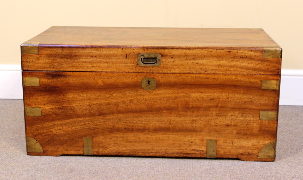 Late 19thc Camphor Wood Chest 