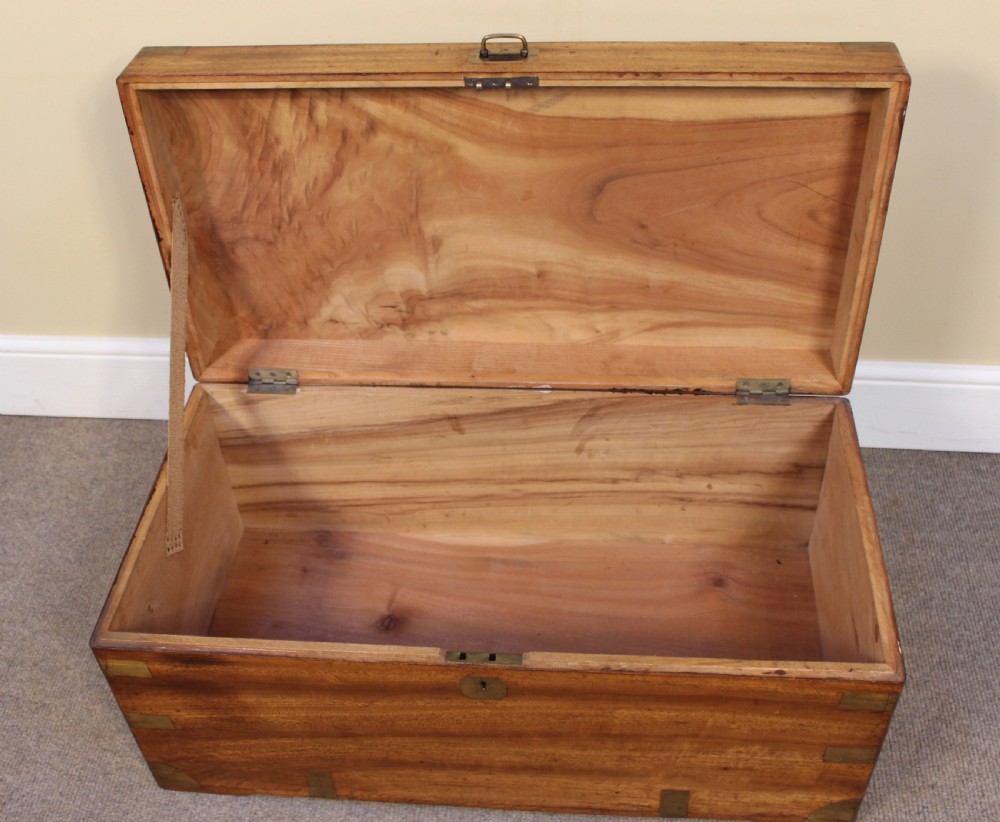 Late 19thc Camphor Wood Chest  View V