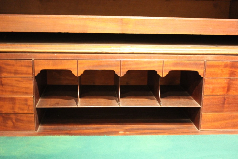 19thc. Mahogany Secretaire Linen Press on Chest View VI