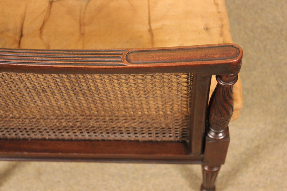 Late 19thc Mahogany Bergere Chair View VII