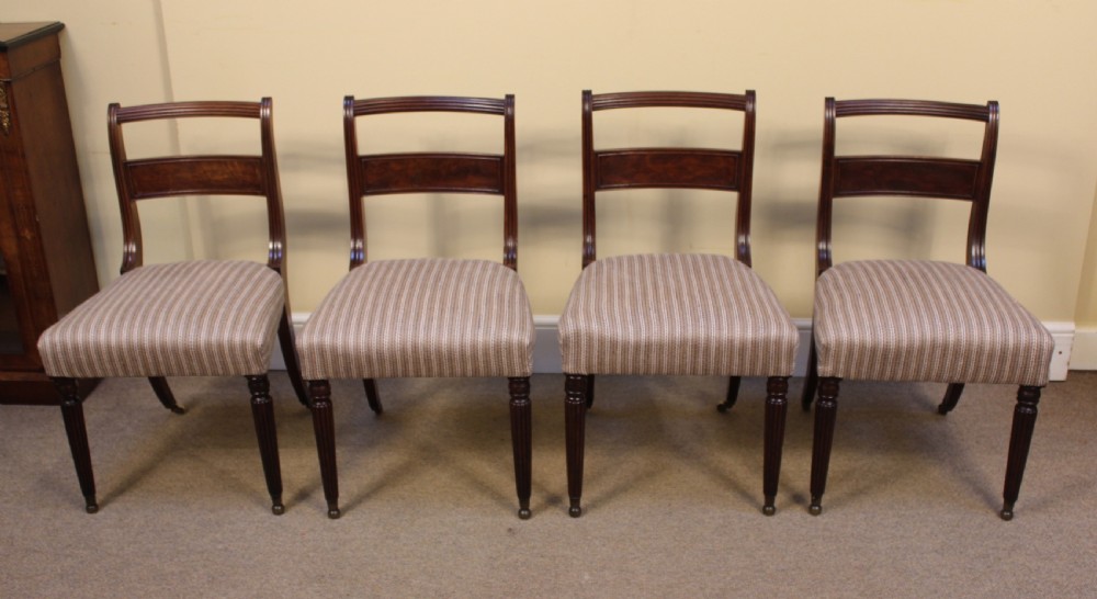 Set of Four Regency Dining Chairs