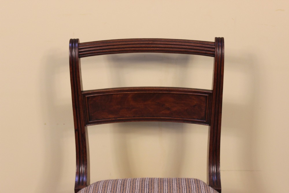 Set of Four Regency Dining Chairs View V
