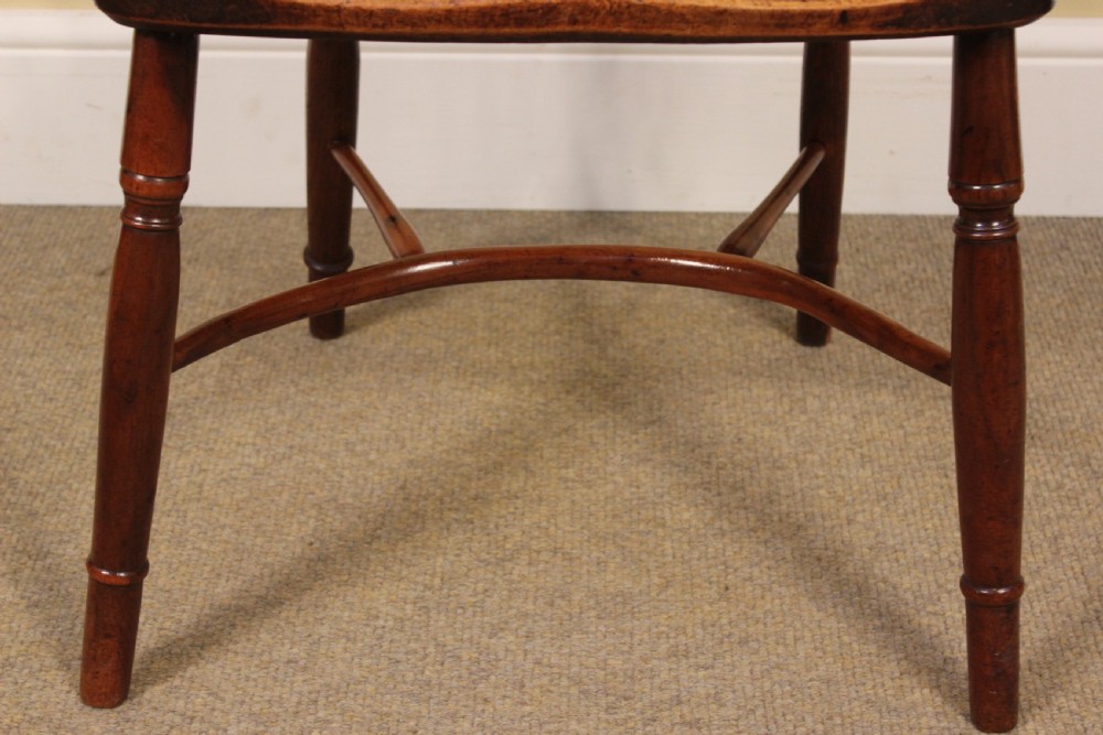 19thc. Yew & Fruitwood Windsor Chair View III