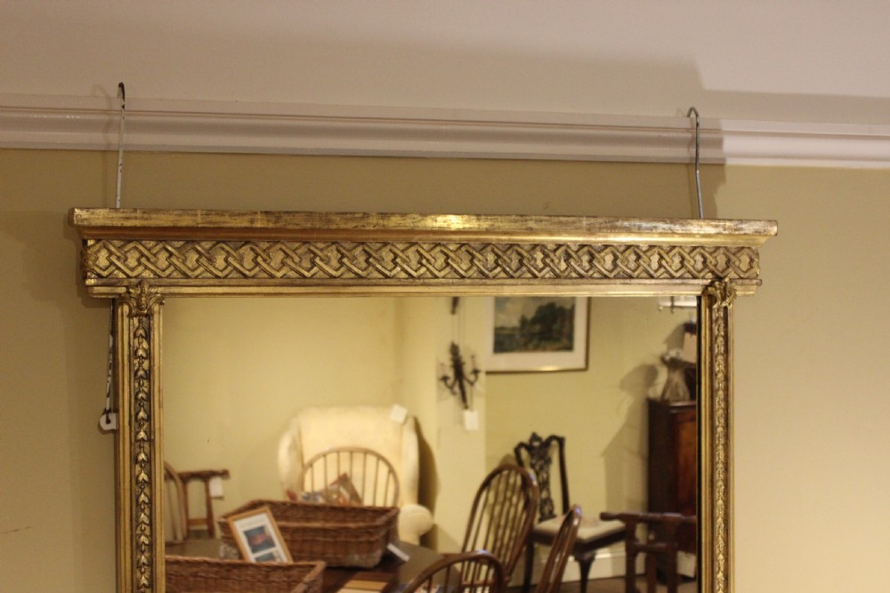 19thc Gilt Over Mantle Mirror  View III