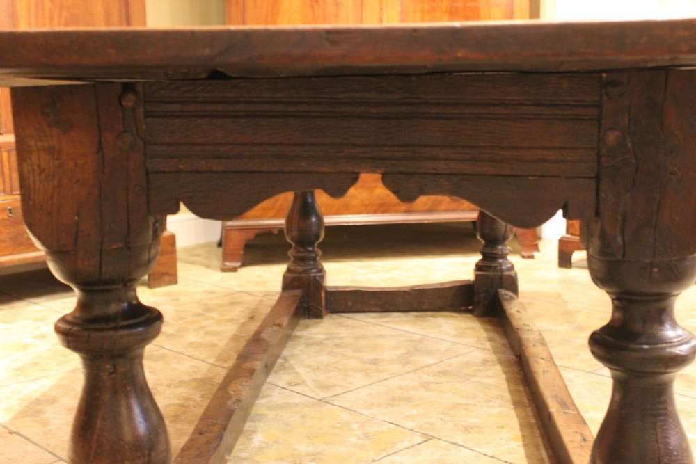 Large 18thc Oak Refectory Table  View V
