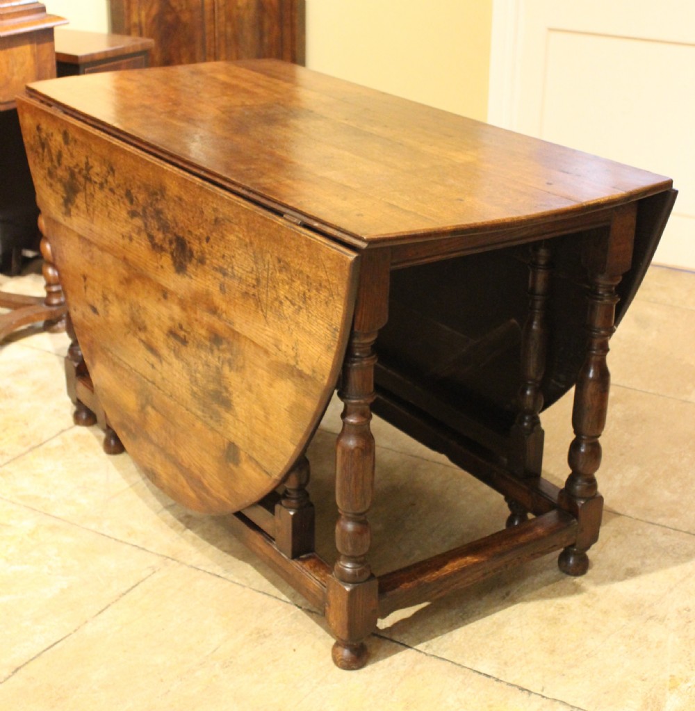 19thc. Oak Wake Table