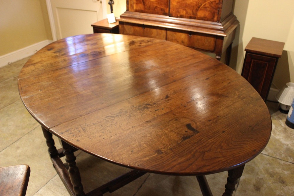 19thc. Oak Wake Table View III