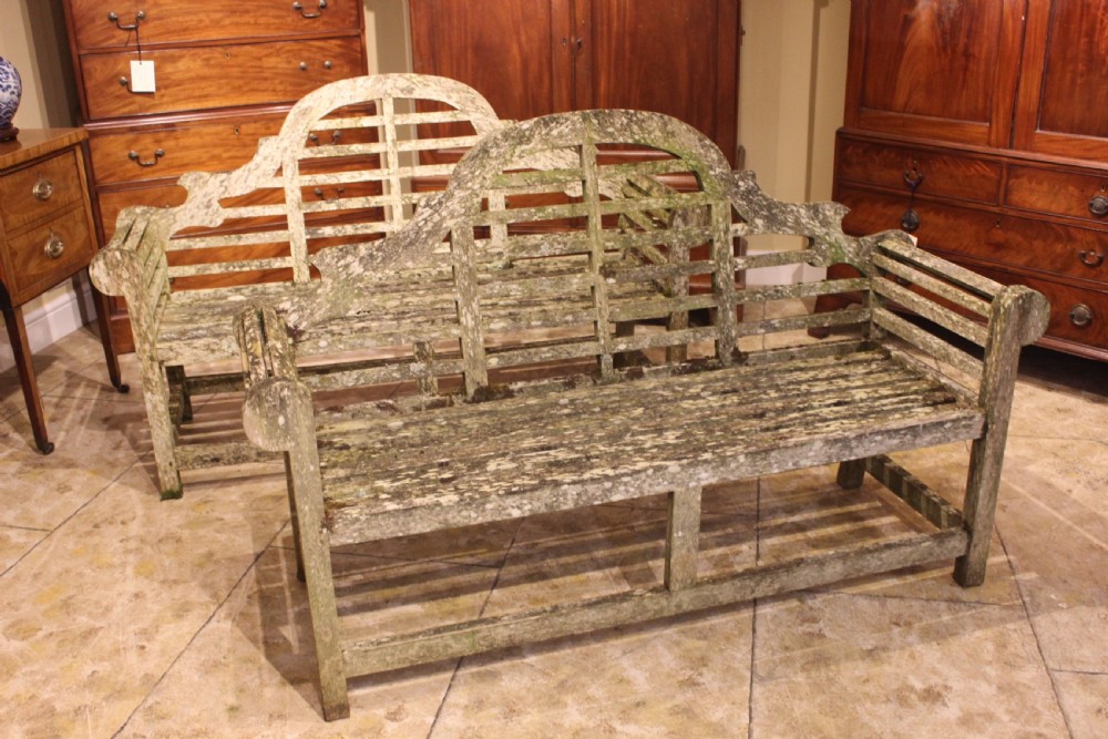 A Pair of Lutyens Benches