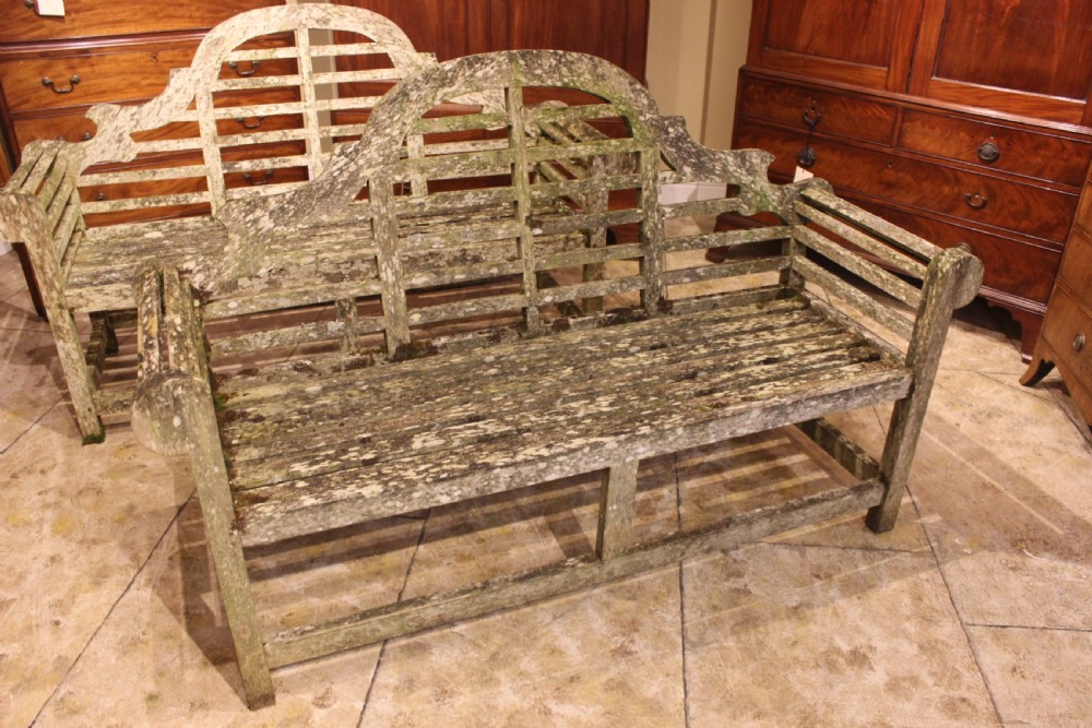 A Pair of Lutyens Benches View II