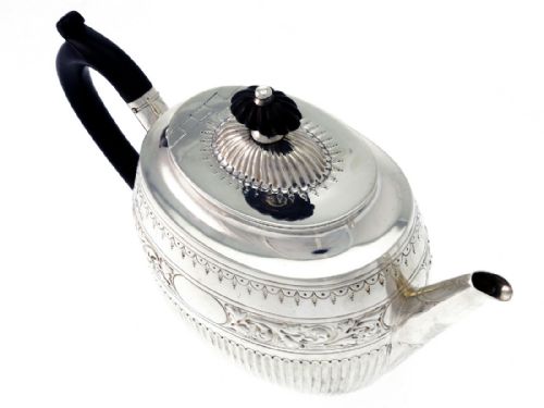 THREE PIECE ANTIQUE VICTORIAN BACHELOR TEA SET - ADDITIONAL PHOTO 2