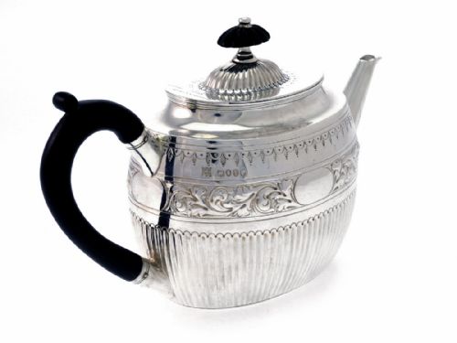 THREE PIECE ANTIQUE VICTORIAN BACHELOR TEA SET - ADDITIONAL PHOTO 4
