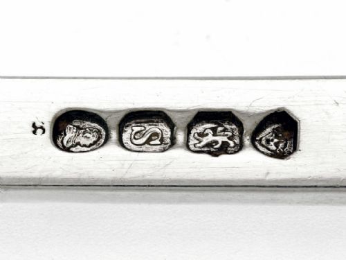 ANTIQUE WILLIAM IV SILVER ASPARAGUS TONGS C1833 - ADDITIONAL PHOTO 6