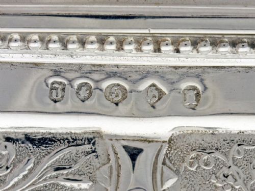 DECORATIVE ANTIQUE VICTORIAN SILVER PLATE BISCUIT BOX - ADDITIONAL PHOTO 4