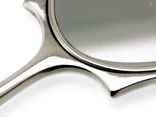SILVER ART DECO STYLE HAND MIRROR C1932 - ADDITIONAL PHOTO 3
