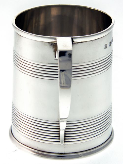 QUALITY VICTORIAN SILVER CHRISTENING MUG - ADDITIONAL PHOTO 3