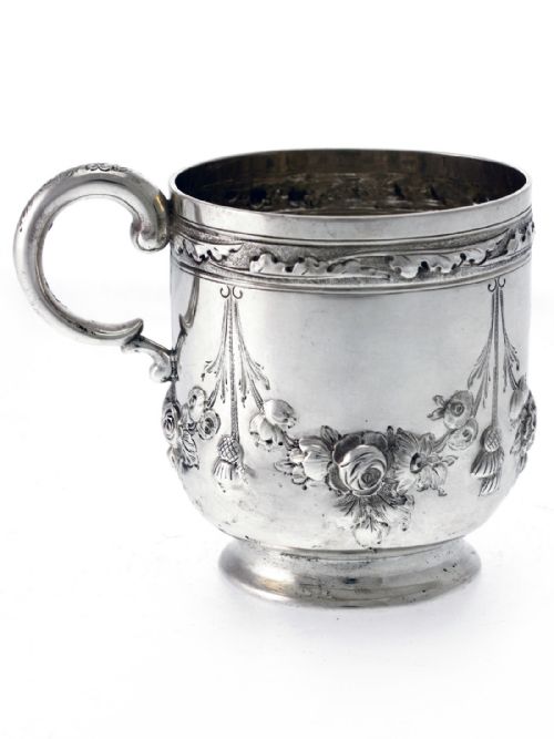 A CHARMING BALUSTER SHAPE VICTORIAN SILVER CHILD'S MUG - ADDITIONAL PHOTO 2