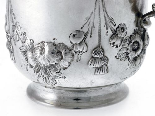 A CHARMING BALUSTER SHAPE VICTORIAN SILVER CHILD'S MUG - ADDITIONAL PHOTO 5