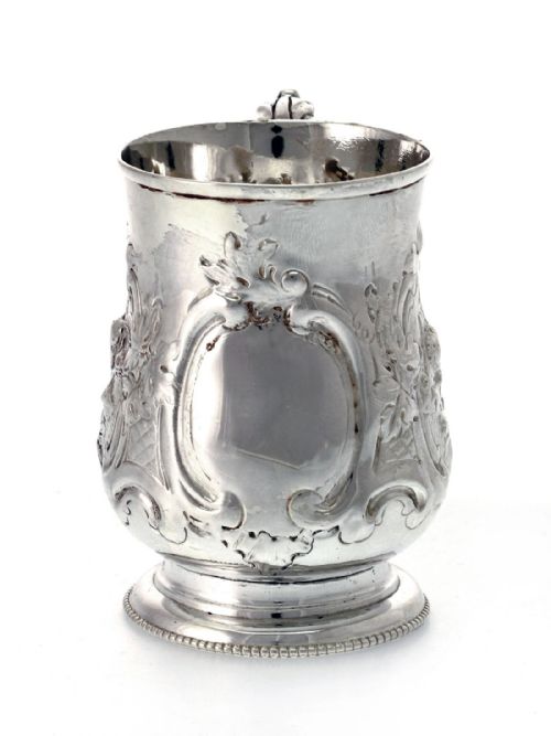 VICTORIAN SILVER BALUSTER CHILD'S MUG C1859 - ADDITIONAL PHOTO 1