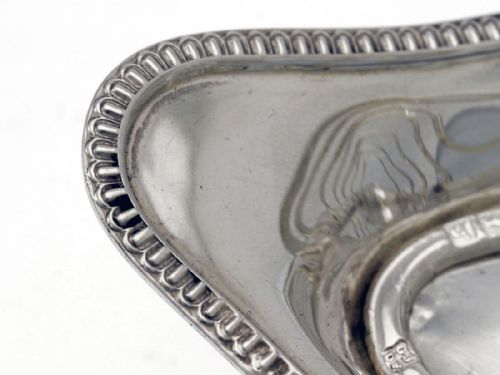 A QUALITY GEORGE III STYLE SILVER TOAST RACK - ADDITIONAL PHOTO 2