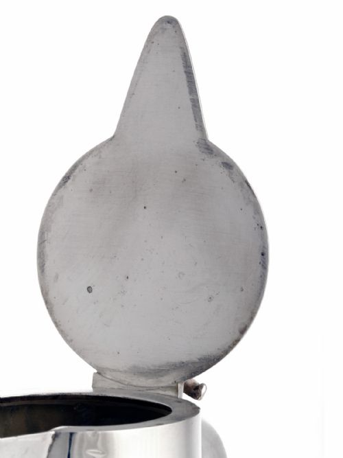 CONTINENTAL GERMAN 800 GRADE SILVER AND CUT GLASS CLARET JUG - ADDITIONAL PHOTO 4