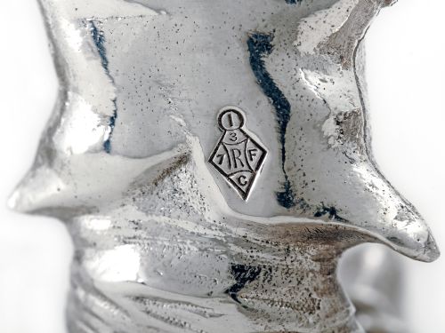 PAIR OF VICTORIAN BOY ON A FENCE SILVER PLATE CRUET SETS - ADDITIONAL PHOTO 4