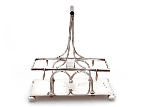 MAPPIN WEBB SILVER PLATED DOUBLE PICKLE JAR STAND - ADDITIONAL PHOTO 2