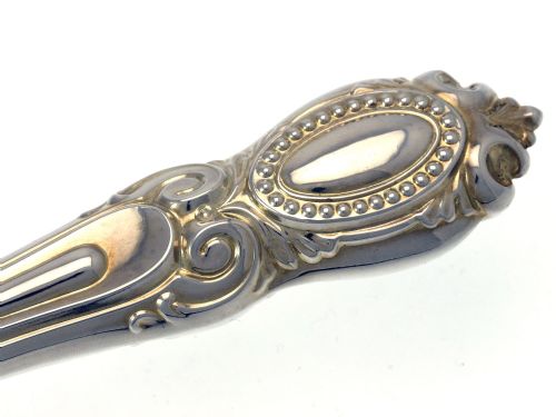BOXED ANTIQUE SILVER PLATED PRESENTATION TROWEL - ADDITIONAL PHOTO 4