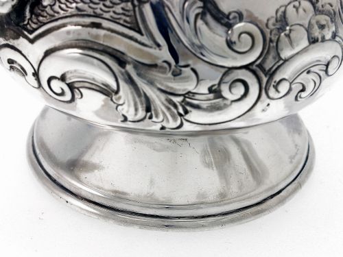 BALUSTER SHAPE VICTORIAN SILVER CHRISTENING MUG - ADDITIONAL PHOTO 4