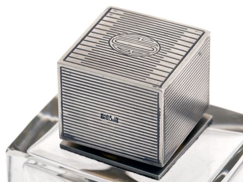 ASPREY CO SILVER AND GLASS PERFUME BOTTLE - ADDITIONAL PHOTO 5