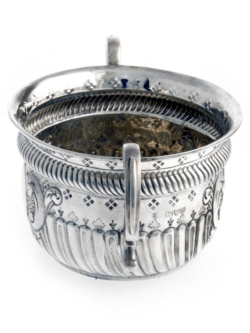 EDWARDIAN NATHAN HAYES SILVER PORRINGER - ADDITIONAL PHOTO 1