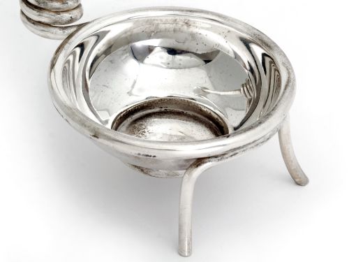 FRENCH ART DECO OIL VINEGAR ON A SILVER PLATED WIRE BASE - ADDITIONAL PHOTO 4