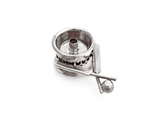 ANTIQUE SILVER PLATE CRICKET THEMED EGG BOILER - ADDITIONAL PHOTO 3