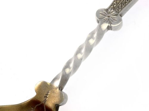 BOXED SILVER PLATED SERVING SPOONS ILLUSTRATED BY KATE GREENAWAY - ADDITIONAL PHOTO 9
