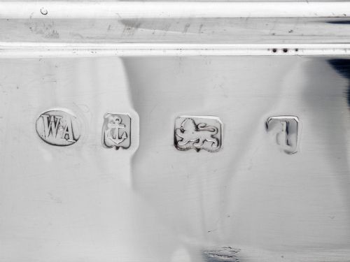 VERY GOOD QUALITY SILVER EDWARDIAN BOWL WITH TWO APPLIED HANDLES - ADDITIONAL PHOTO 3