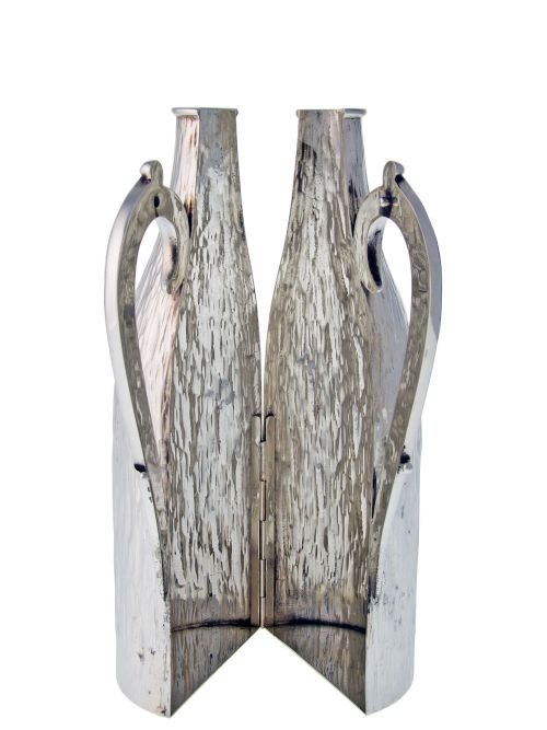 ANTIQUE SILVER PLATE CHAMPAGNE OR WINE BOTTLE HOLDER - ADDITIONAL PHOTO 2