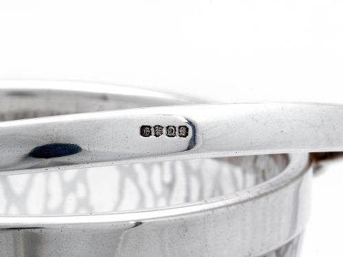 ART NOUVEAU STYLE ENGLISH SILVER PLATE AND ACID ETCHED GLASS ICE PAIL - ADDITIONAL PHOTO 3