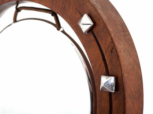 EDWARDIAN HORSE SHOE OAK AND SILVER PLATE DINNER GONG WITH ORIGINAL MALLET - ADDITIONAL PHOTO 1