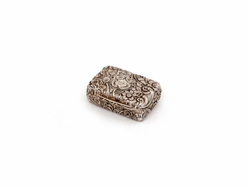 george iv silver vinaigrette by thomas radcliffe - CATEGORY: ANTIQUE SILVER - DATED 1800